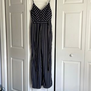 SOUTH MOON UNDER blue pinstripes jumpsuit
